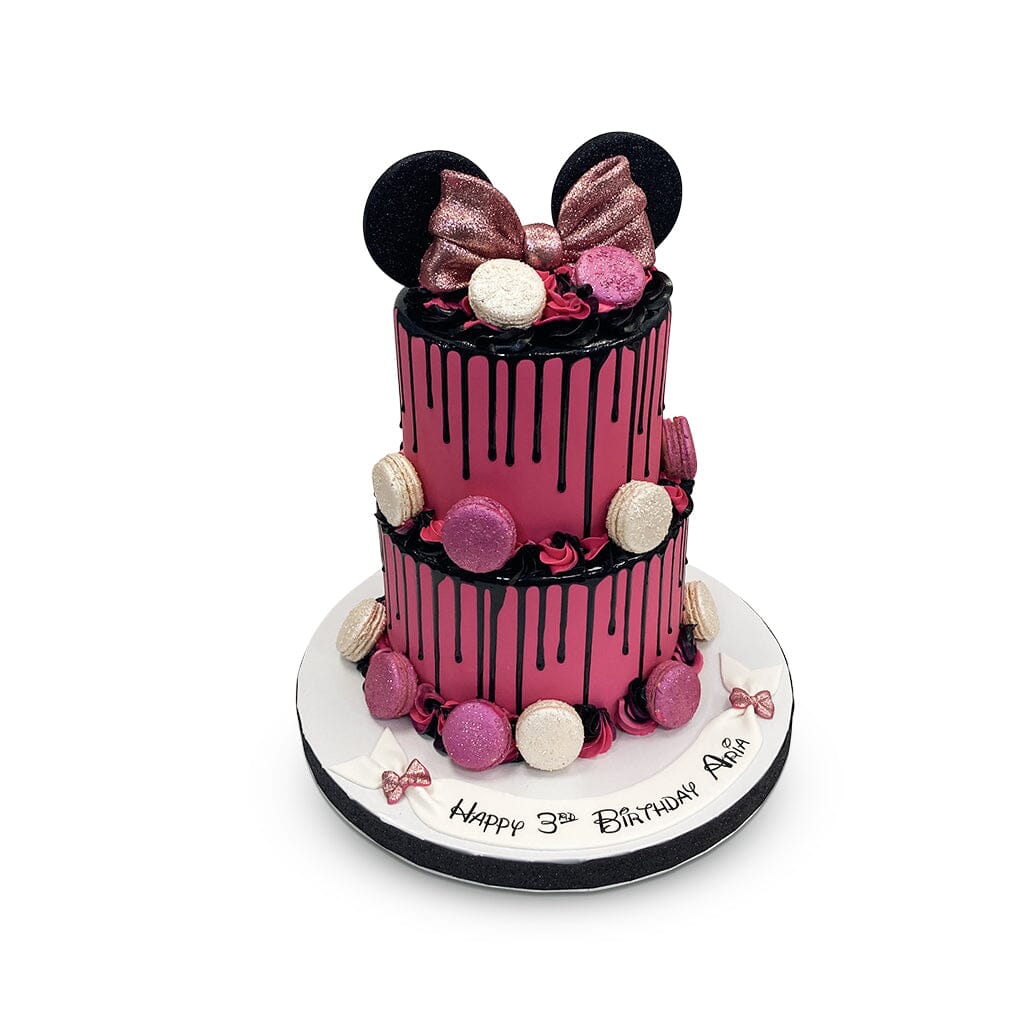 Pink Shimmer Minnie Theme Cake Freed's Bakery 