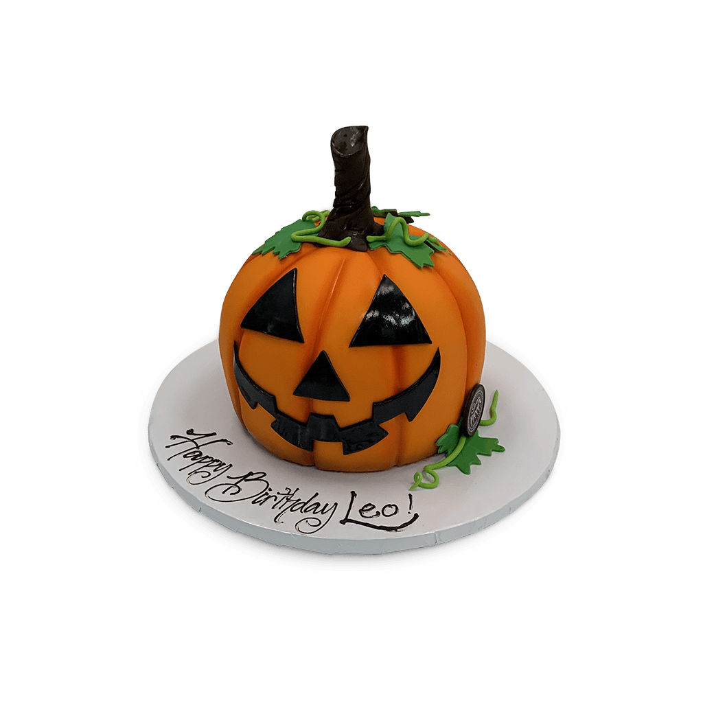 Carved Pumpkin Halloween Cake Theme Cake Freed's Bakery 