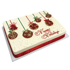 Holiday Snowflake Theme Cake Freed's Bakery 