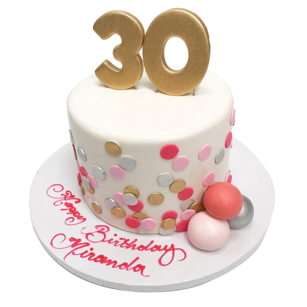 Golden Confetti Theme Cake Freed's Bakery 