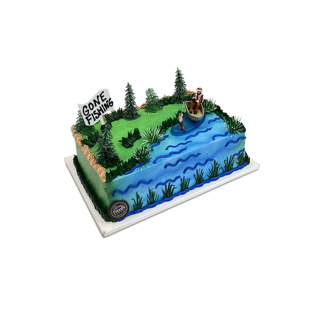 Jackie's Cakes by Design - Fishing themed 30th birthday cake. | Facebook