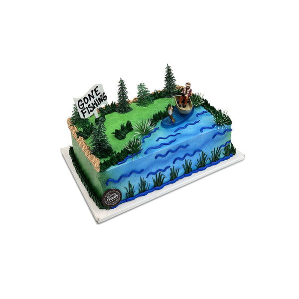 Fishing Cake Tutorial-90th Birthday Cake Ideas 