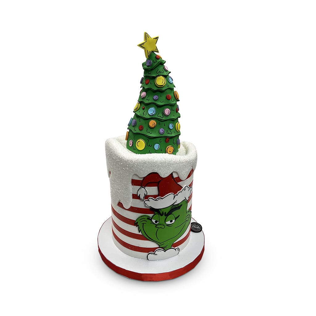 Grinch Cake for Christmas - The Bearfoot Baker