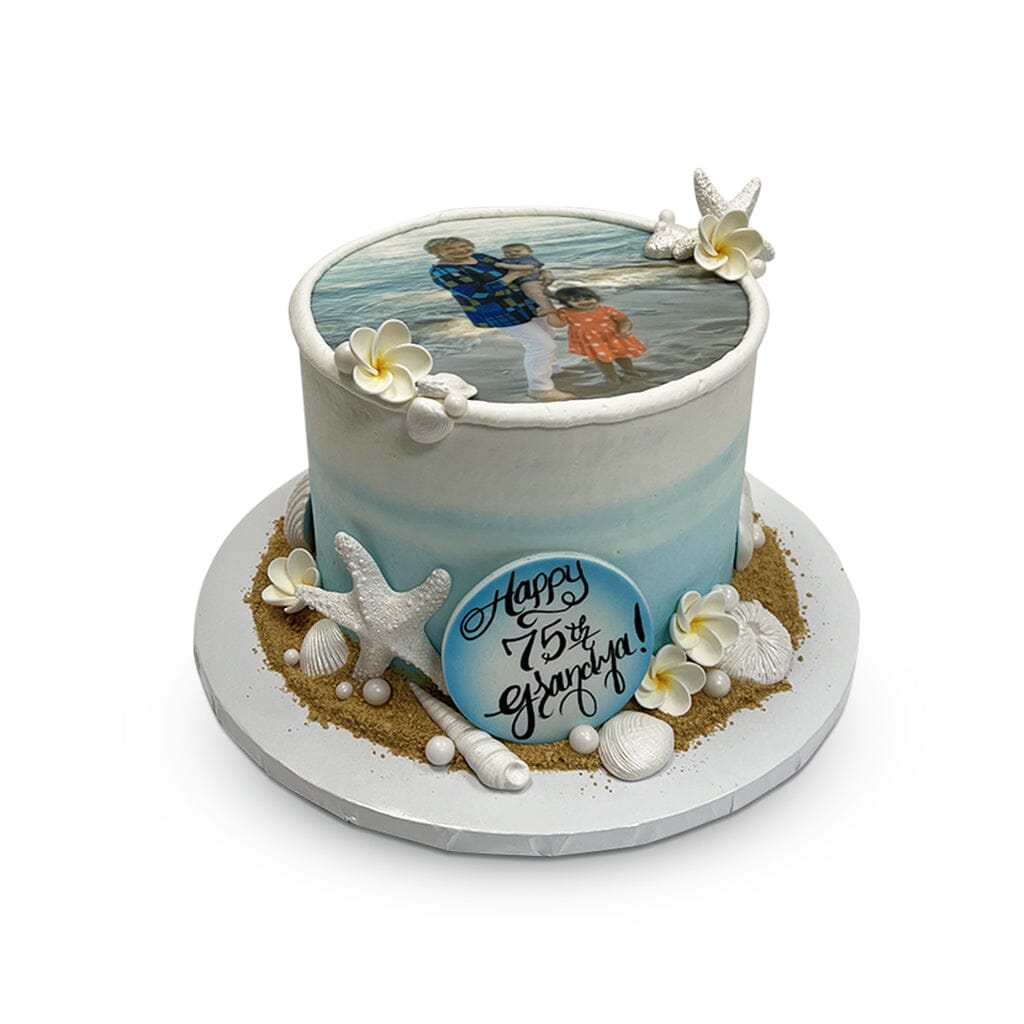 Perfect Beach Memory Theme Cake Freed's Bakery 