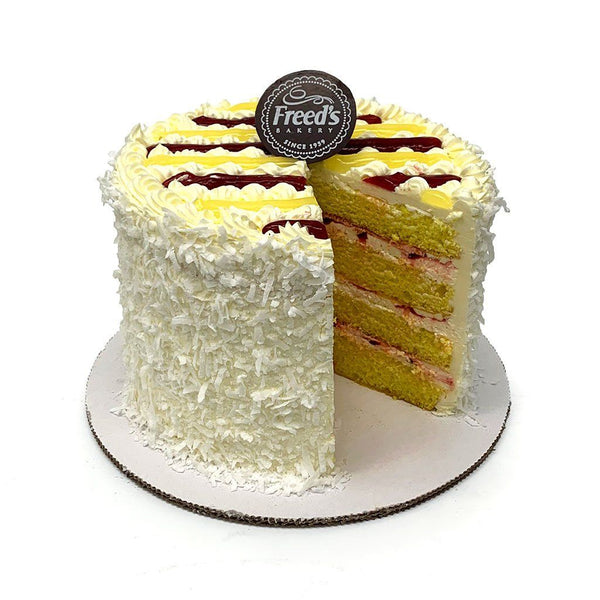 Lemon Raspberry Cake – Freed's Bakery