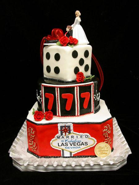 Lucky Black Wedding Cake Freed's Bakery 