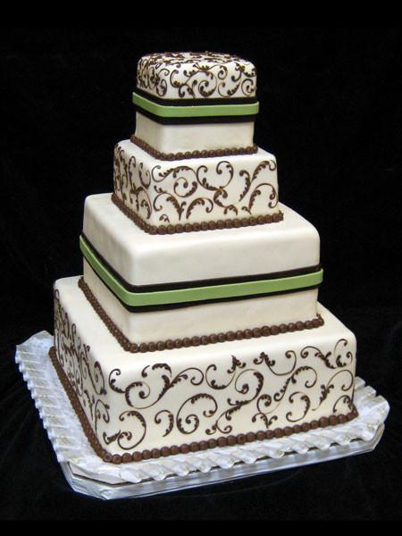 Modern Delight Wedding Cake Freed's Bakery 