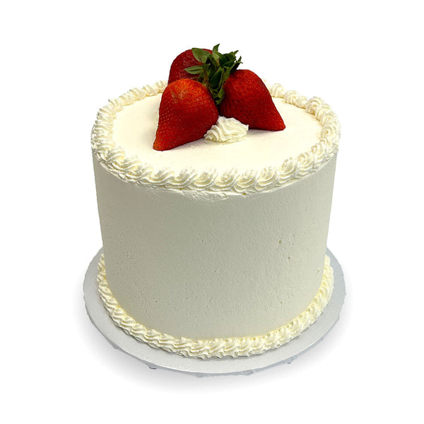 strawberry cake　0228 Cake Strawberry Double Layer 8 In - randalls