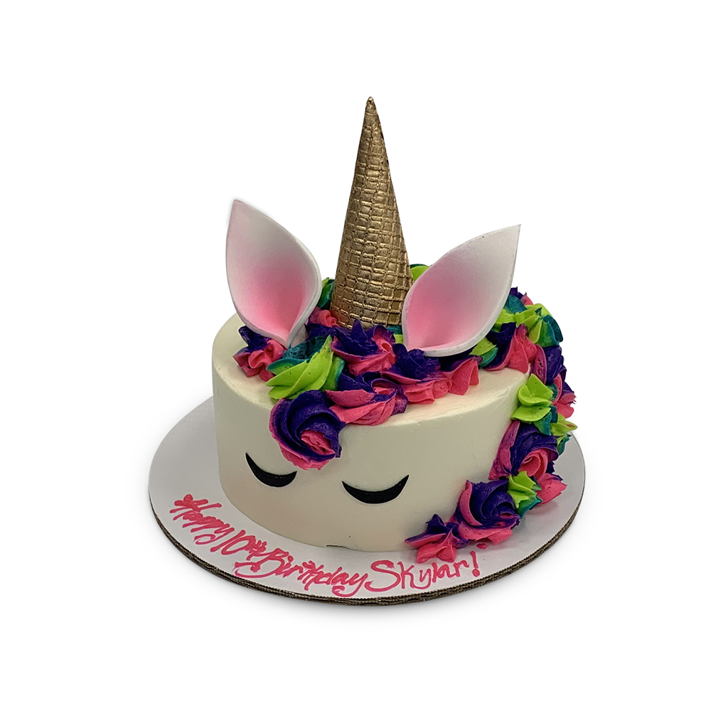 Mini Unicorn Spirit Animal Birthday Cake Theme Cake Freed's Bakery 