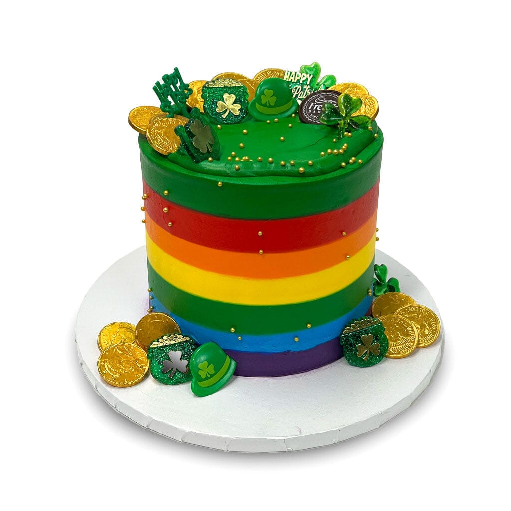 Gold at the Rainbow Theme Cake Freed's Bakery 