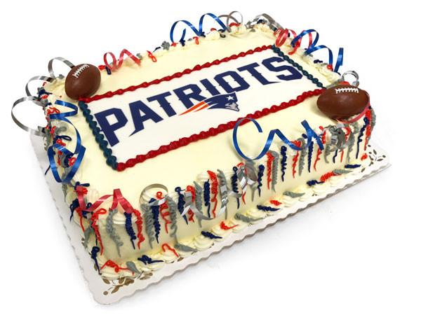 Big Game Patriots Cake Freed's Bakery 