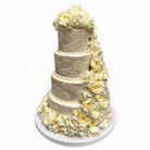 Patterned Floral Wedding Cake Freed's Bakery 