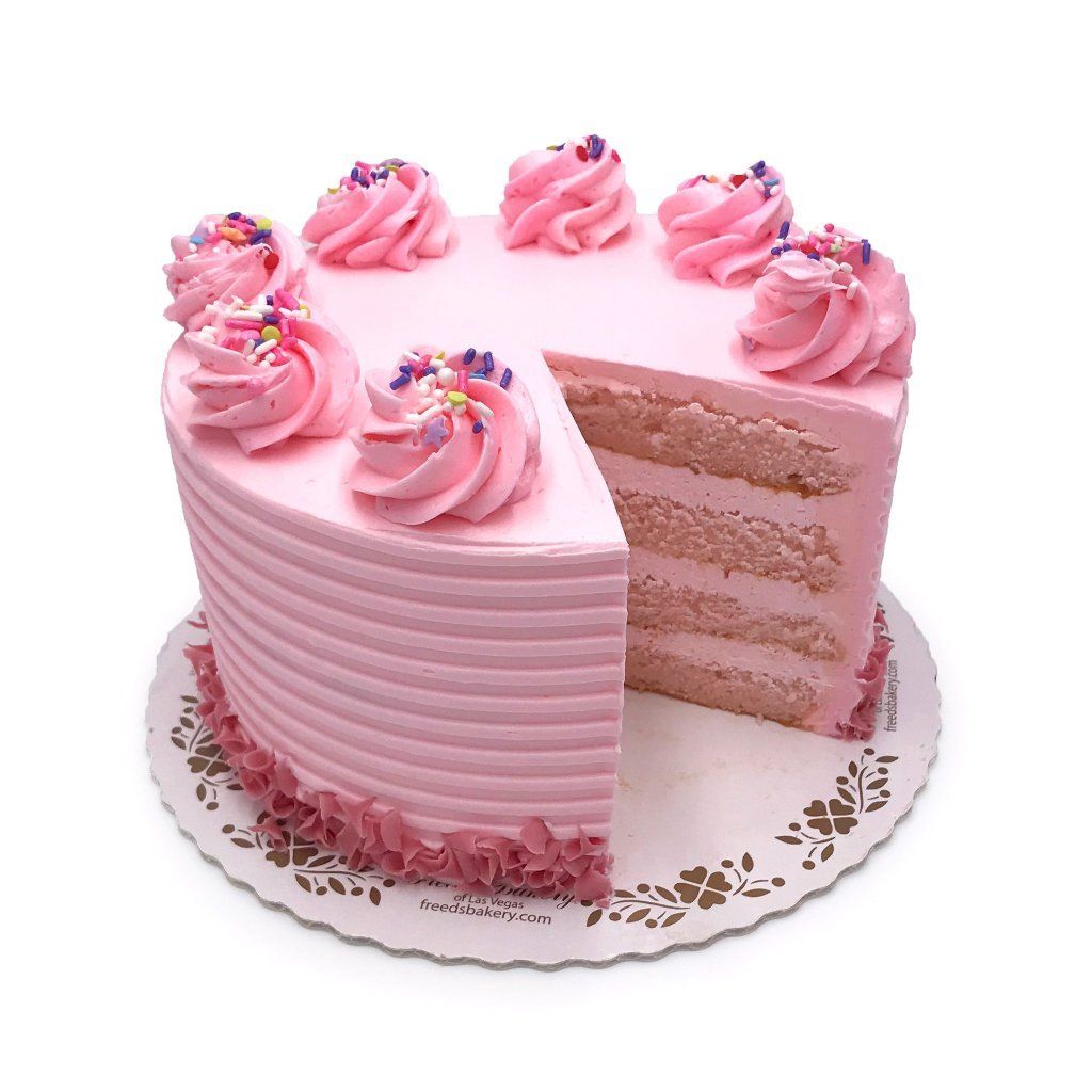 Pink Champagne Cake Cake Freed's Bakery 