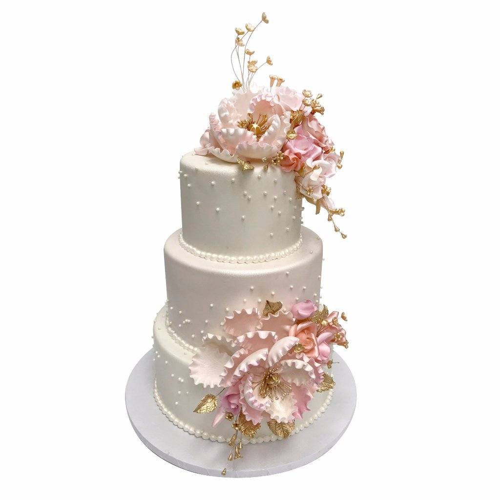 Princess Peony Wedding Cake Freed's Bakery 