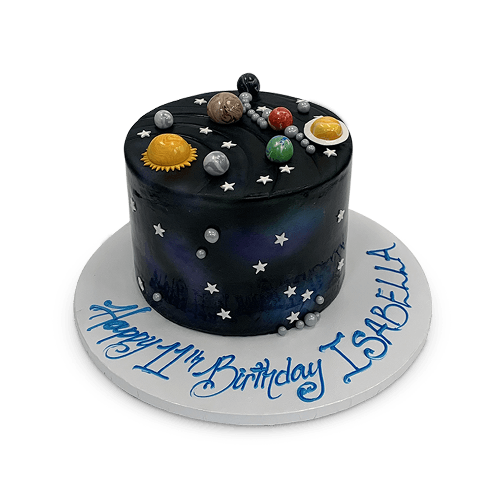 Queen of Cakes - Galaxy planet cake. | Facebook