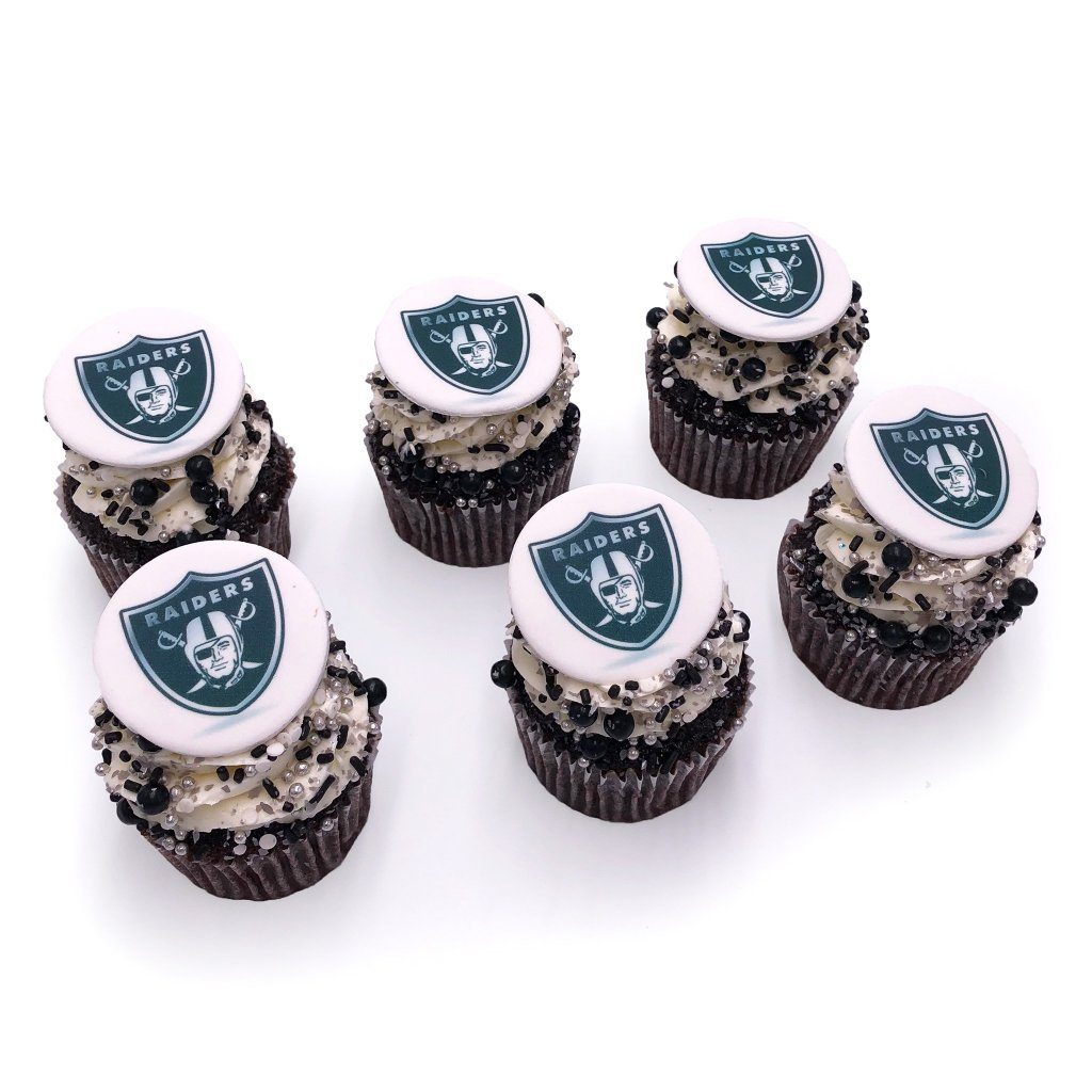 lv raiders cupcake toppers
