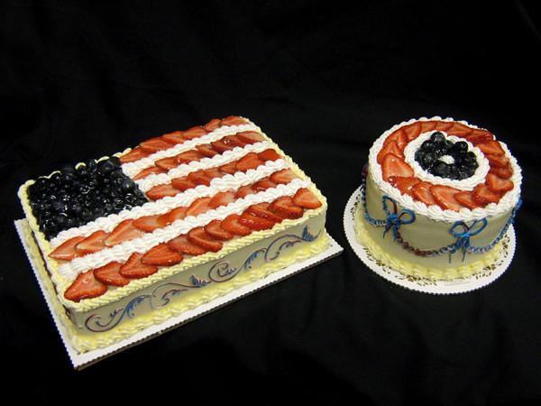 Red White and Blueberries 4th of July Freed's Bakery 