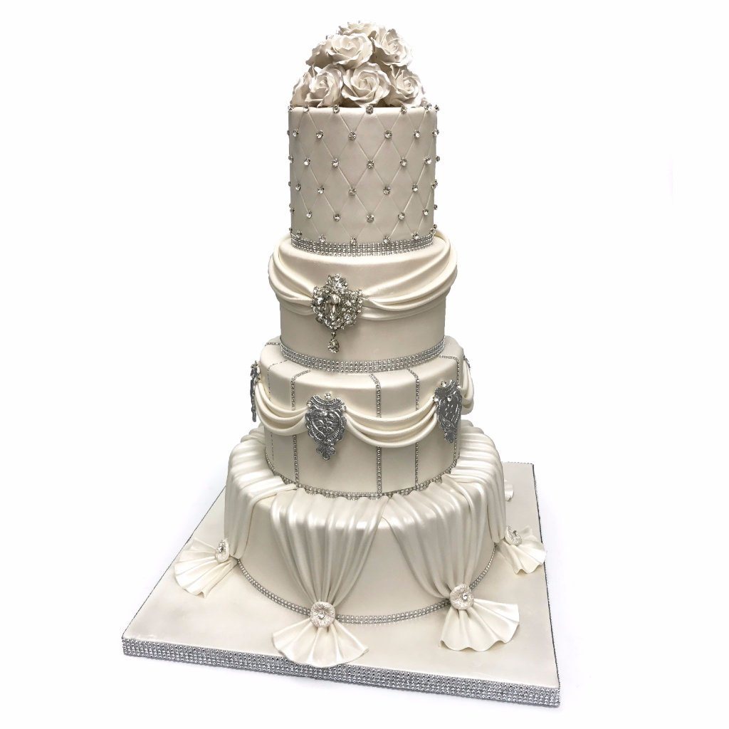 Royal Ivory Wedding Cake Freed's Bakery 