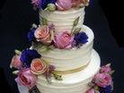 Rustic Floral Wedding Cake Freed's Bakery 
