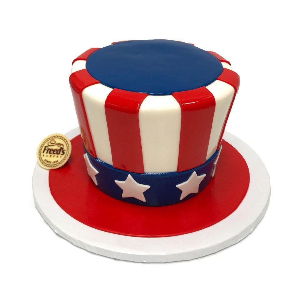 Uncle Sam's Hat Theme Cake Freed's Bakery 