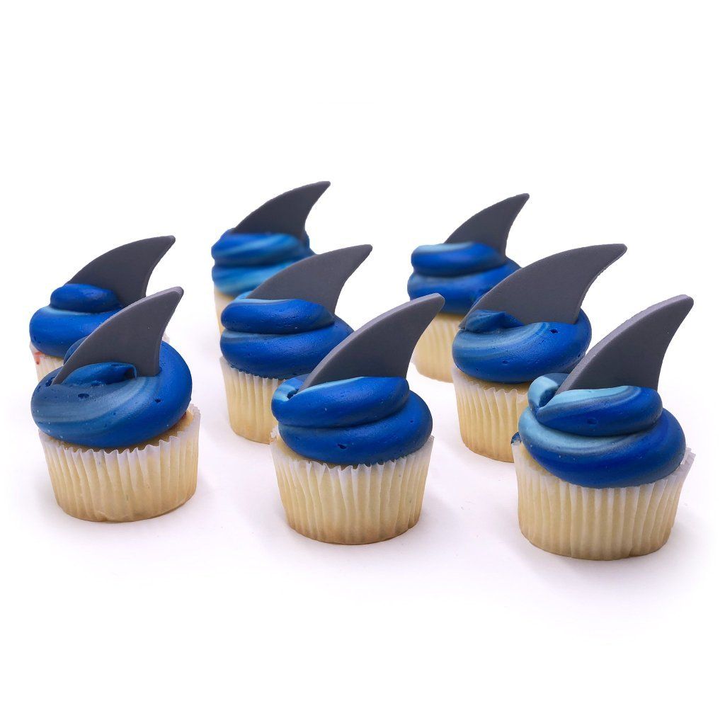 Shark Cupcake Cupcake Freed's Bakery 