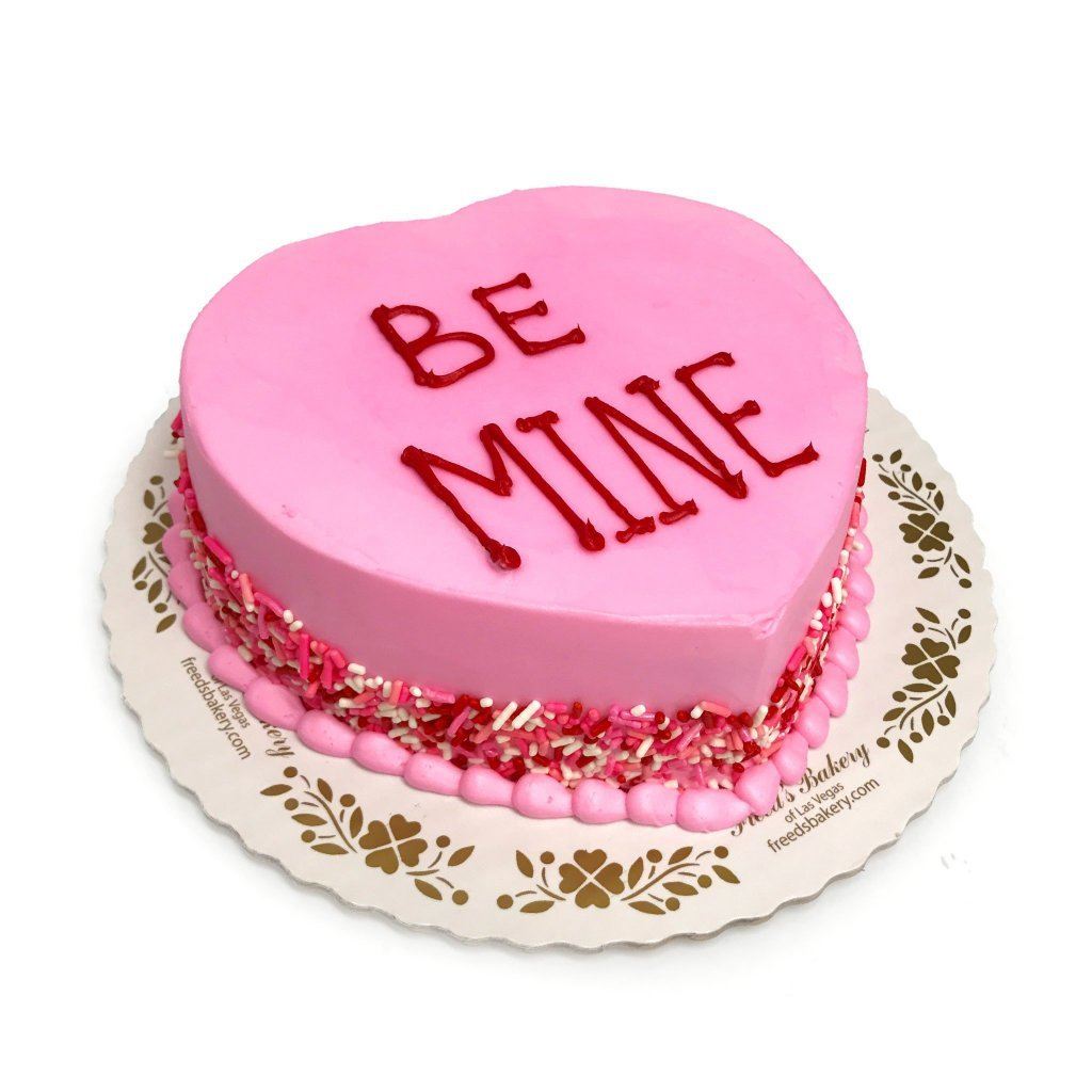 Sprinkles Heart Theme Cake Freed's Bakery 