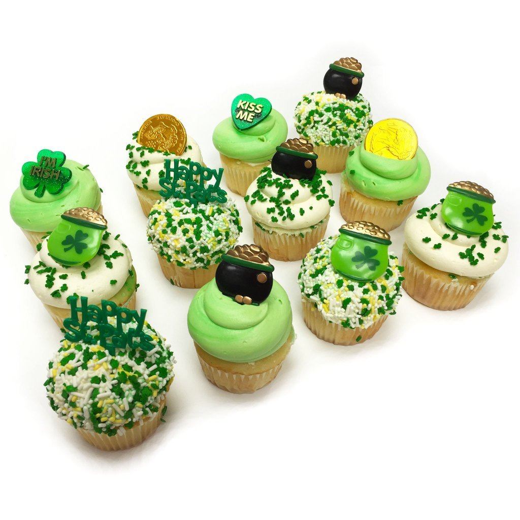 St. Patrick's Day Cupcakes St. Patrick's Day Freed's Bakery 