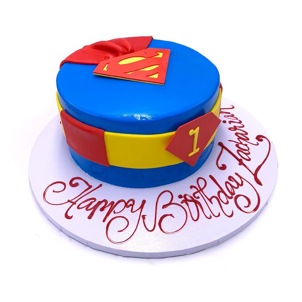 Superkid Theme Cake Freed's Bakery 