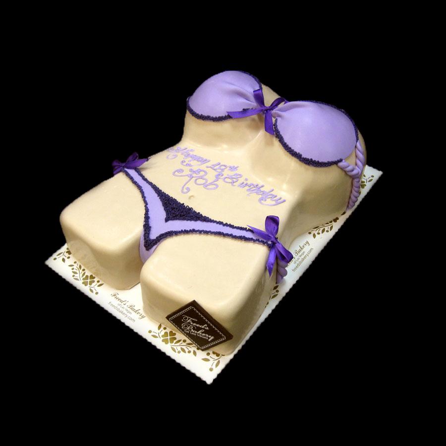 Teenie Weenie Bikini Theme Cake Freed's Bakery 