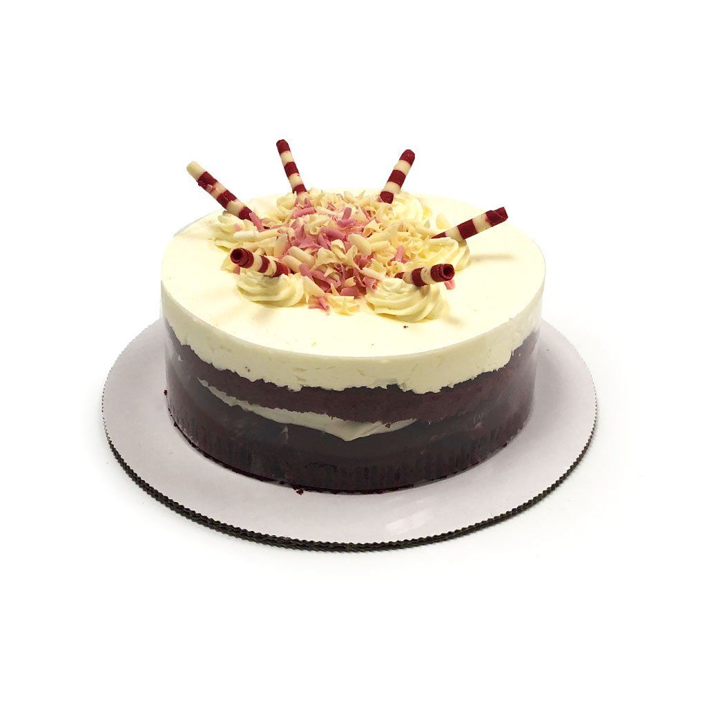 Cozy-Sized Red Velvet Vegas Dessert Cake Dessert Cake Freed's Bakery Two-Layer 7" Round (Serves 4-8 Guests) 