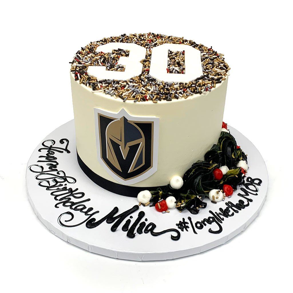 Hockey Numbers Theme Cake Freed's Bakery 