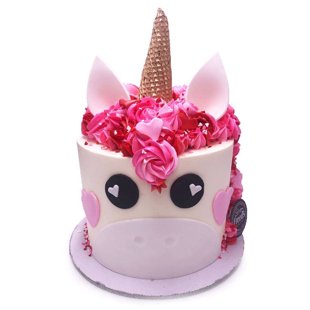 Valentine Unicorn Theme Cake Freed's Bakery 