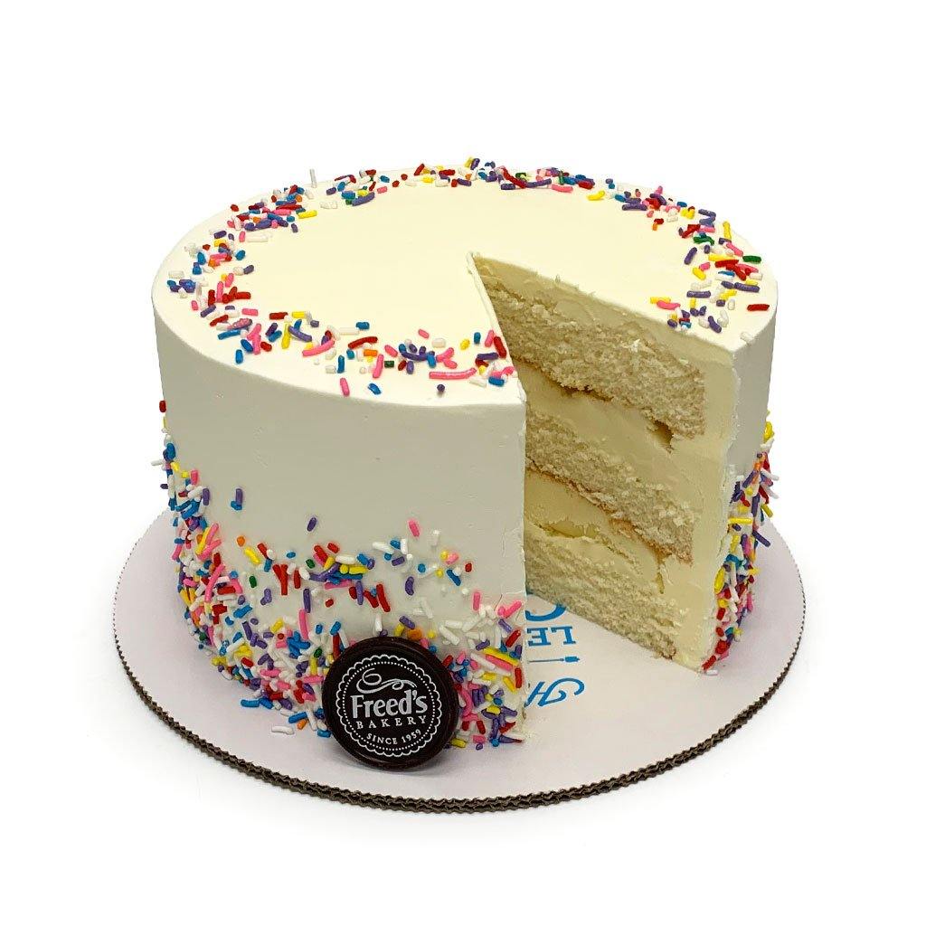 Premium Vanilla Ice Cream Cake Dessert Cake Freed's Bakery 