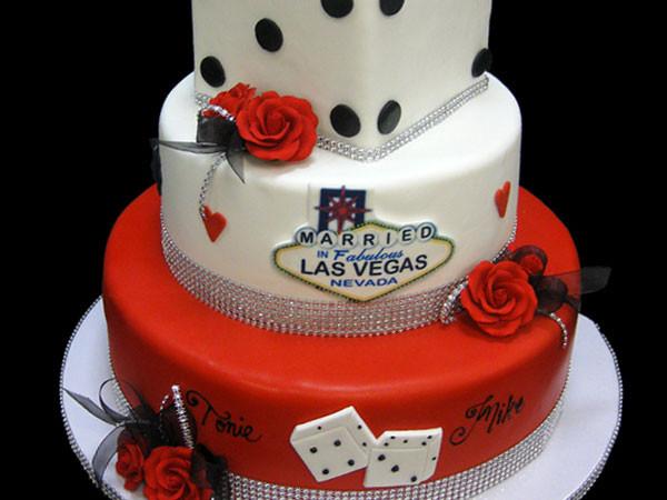 Viva Las Vegas Wedding Cake Freed's Bakery 