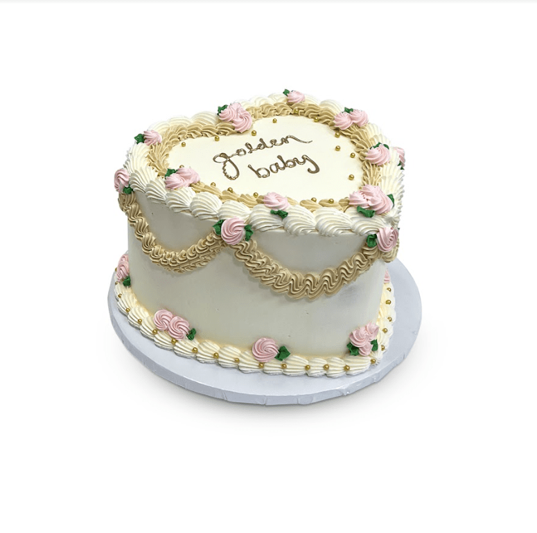 Floral Heart Theme Cake Freed's Bakery 
