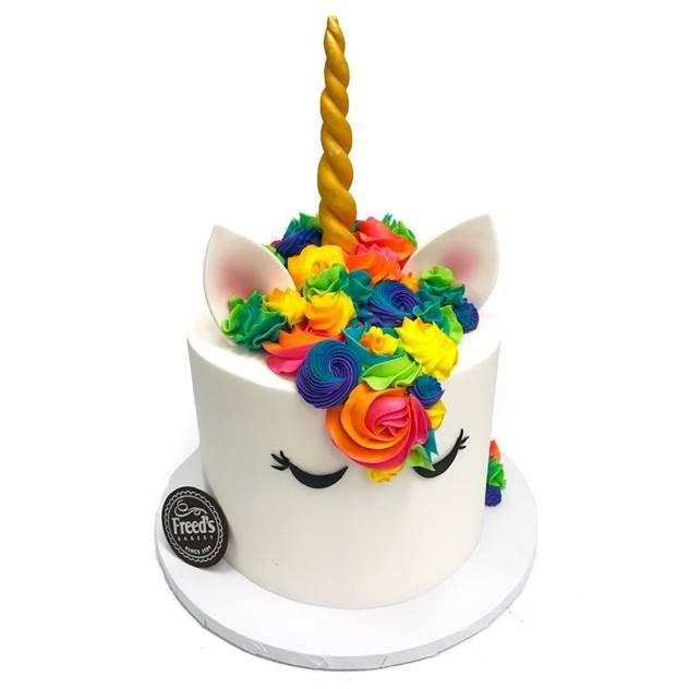 Unicorn Spirit Animal Theme Cake Freed's Bakery 
